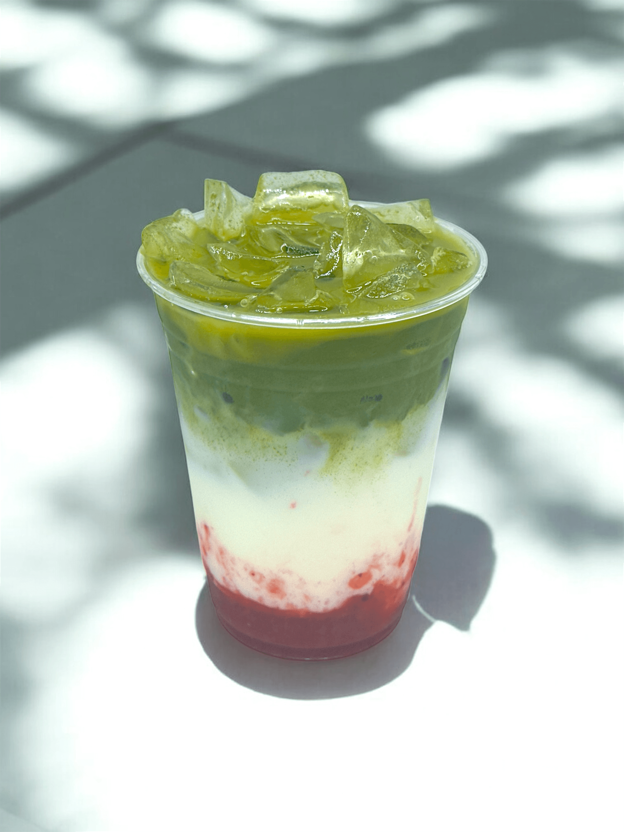 Strawberry Matcha Latte